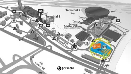 Parcheggio P6 Aeroporto Nizza foto 5
